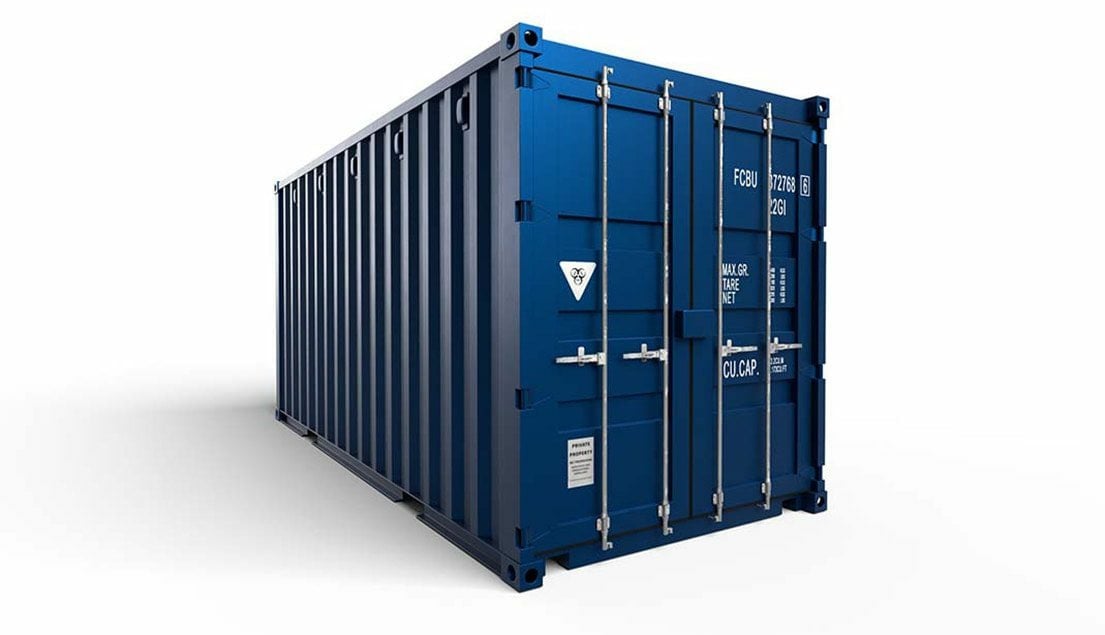 Lej eller køb en 20-fods high cube container