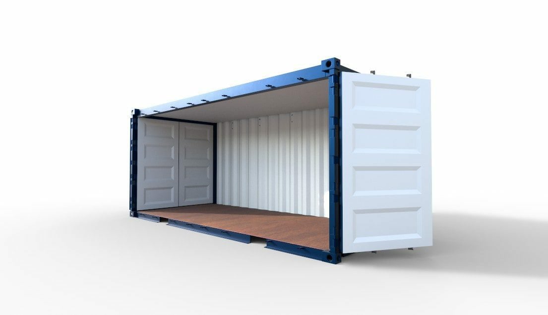 Lej eller køb en 20-fods sidedørscontainer
