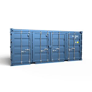 20 fods sidedørscontainer