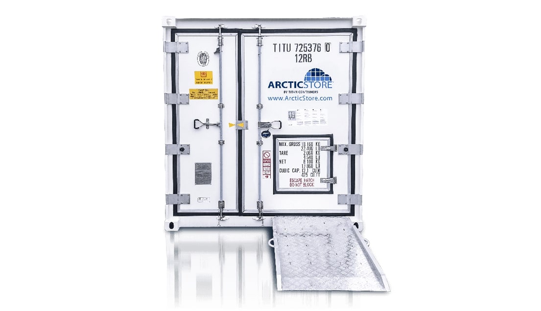 Lej eller køb en kølecontainer og frysecontainer ArcticStore
