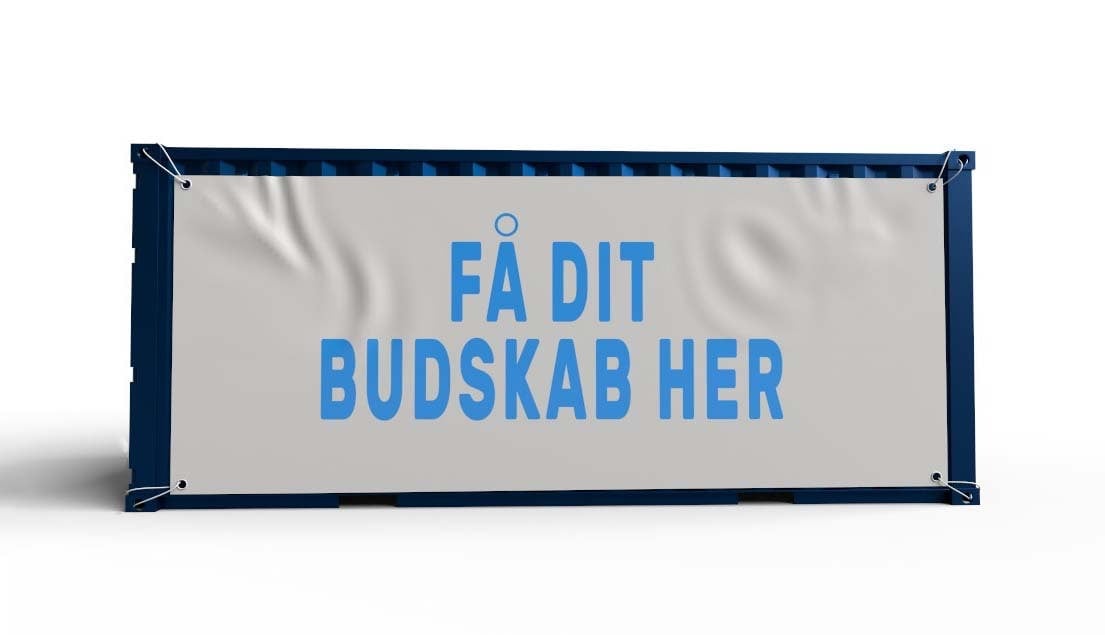 Lej eller køb en bannercontainer