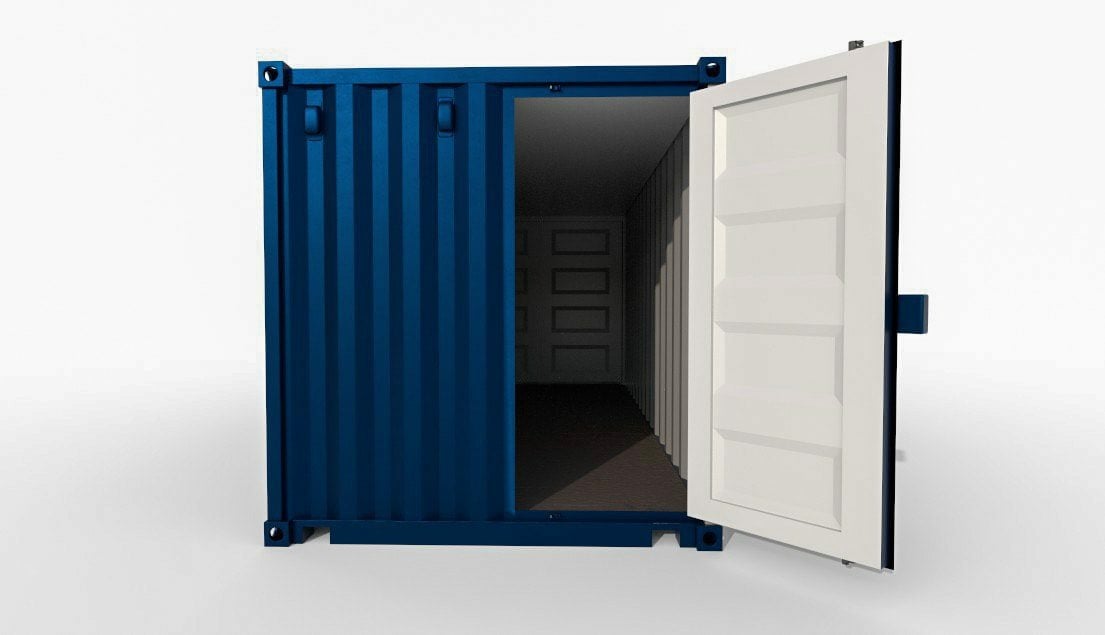 Lej eller køb en 20-fods container med ekstra dør