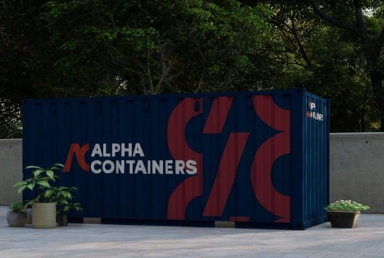 20-fods container fra ALPHA Containers