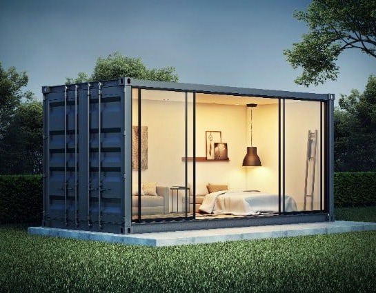 Containerindretning til privat og erhverv