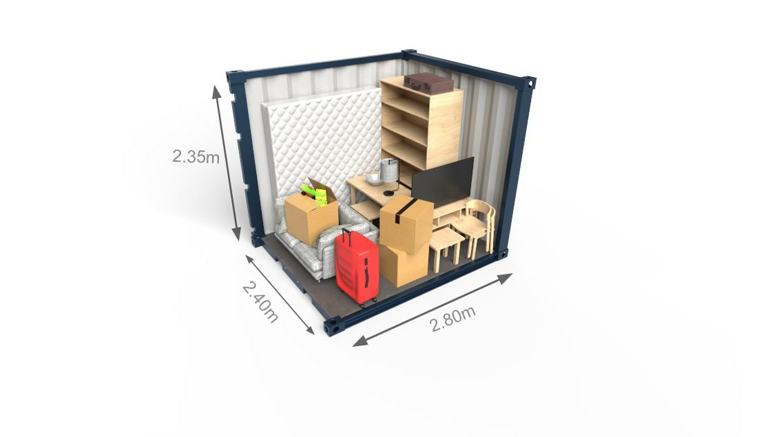 Self Storage - opbevaring i 10-fods container
