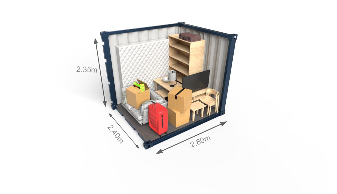 Self Storage - opbevaring i 10-fods container